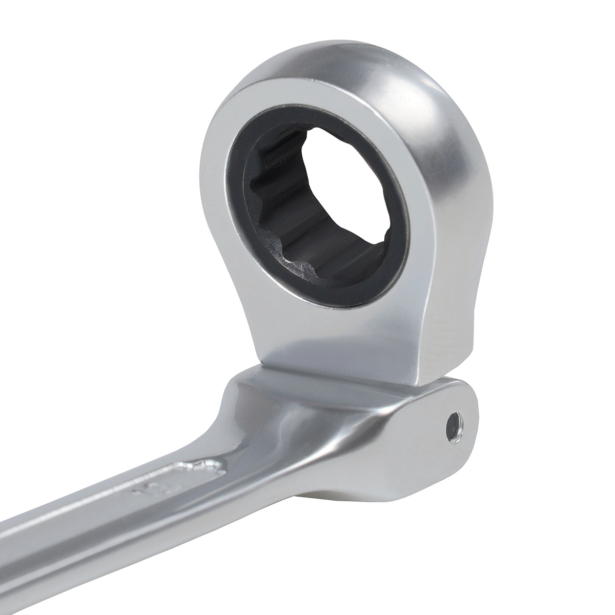 Ключ комбинированный трещоточный шарнирный 12мм PRO, пласт.подвес