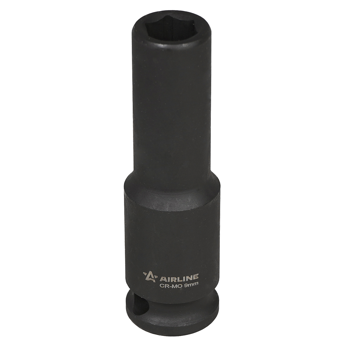 Головка ударная торцевая 3/8"DR шестигранная глубокая 9мм, L=65мм