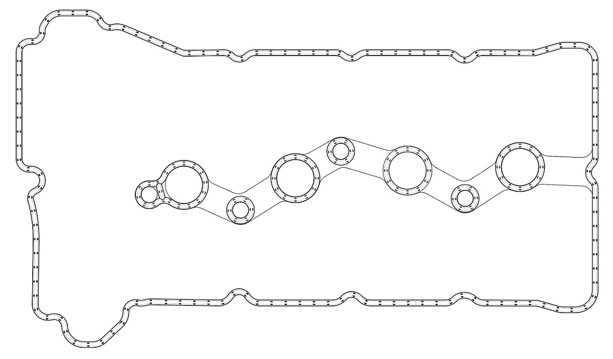 Прокладка клапанной крышки для а/м Mitsubishi Outlander (07-)/ASX (10-) 1.8i/2.0i/2.4i