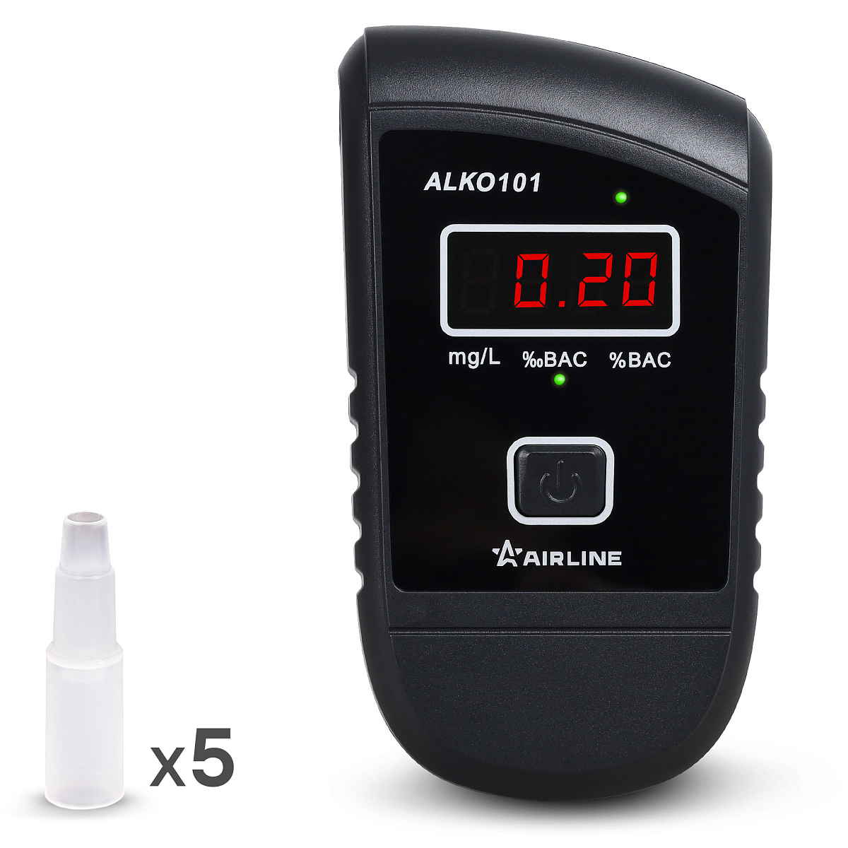 Алкотестер полупроводниковый черный