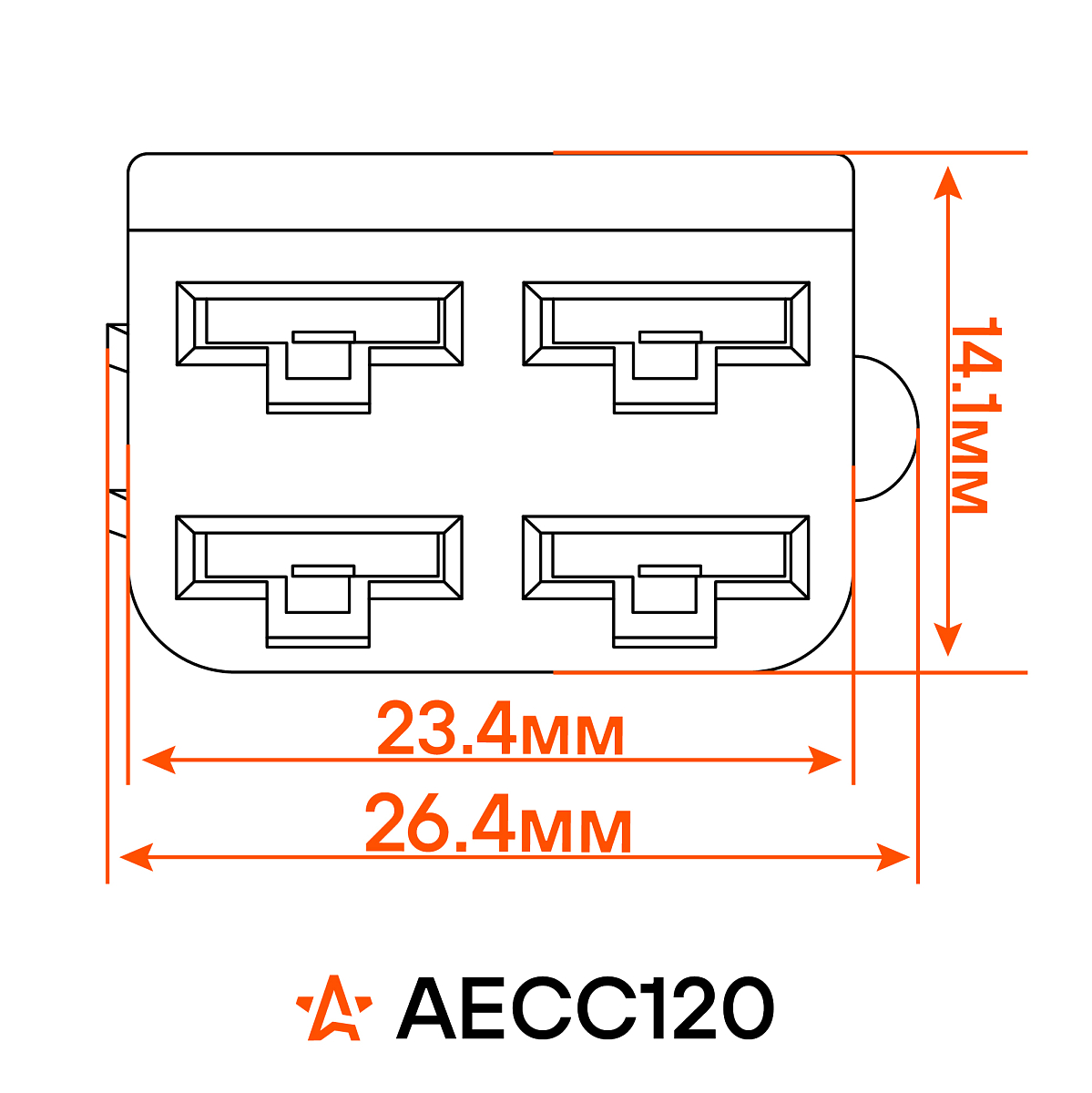 Разъём 4 pin с проводами для резистора отопителя Лада 2110-2112, Kalina, Priora