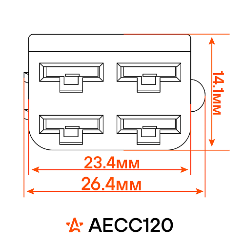 Разъём 4 pin с проводами для резистора отопителя Лада 2110-2112, Kalina, Priora