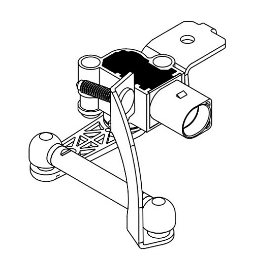 Датчик положения кузова для автомобилей VAG Octavia A5 (04-)/Yeti (09-) (передний, с тягой)