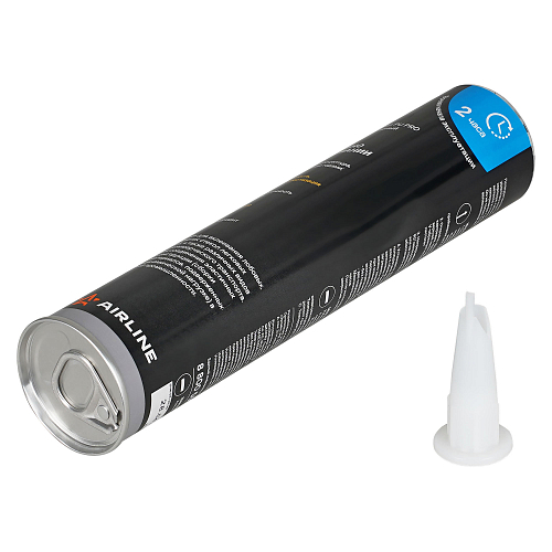 Клей-герметик для вклейки стёкол PU PRO сверхпрочный, черный, 310 мл. картридж