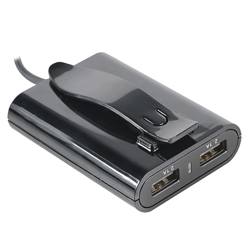 Зарядное устройство универсальное 4 USBx7.3A (2USB 1A+2.1A в прикуриватель + кабель 1.8 метра 2USBx2.1A для задних кресел)