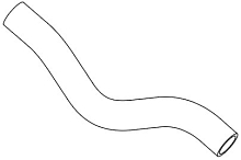 Патрубок охл. для а/м Toyota Camry (06-) 3.5i AT [2GR-FE] верх. (EPDM, 1 шт.)