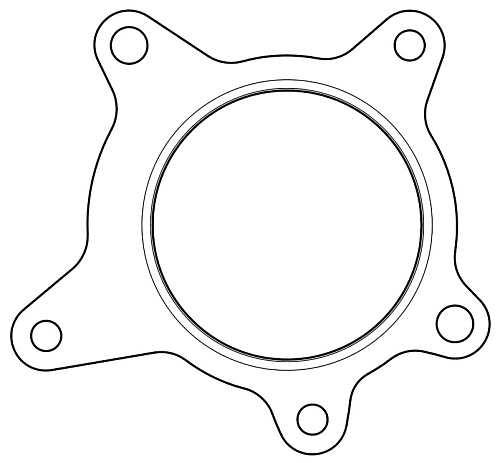 Прокладка насоса водяного для а/м Hyundai Solaris/Kia Rio IV (10-) 1.4i/1.6i (ремонтная,с герметиком)