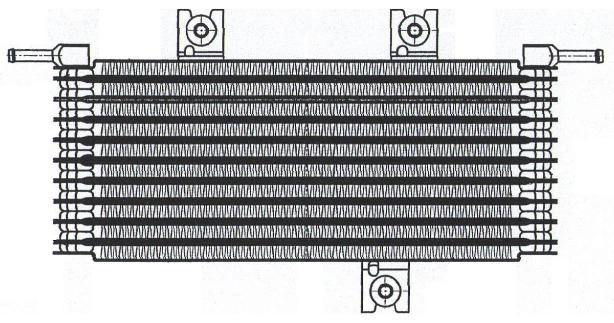 Радиатор масляный для автомобилей X-Trail T31 (07-) 2.0i/2.5i AT