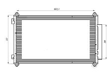 Радиатор кондиционера для автомобилей CR-V (06-)