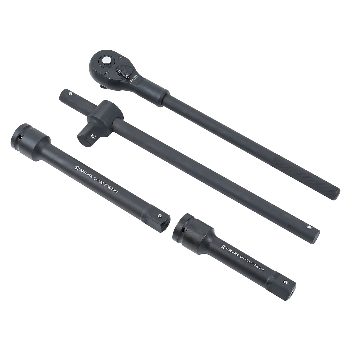 Набор головок ударных 1"DR L=90мм, 16пр. (36-90мм) металл.кейс