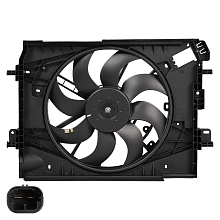 Электровентилятор охлаждения для автомобилей Лада Vesta (15-)/Renault Logan II (12-) (с кожухом) A/C+