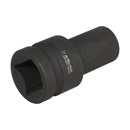 Головка ударная торцевая 1"DR шестигранная 18мм, L=90мм