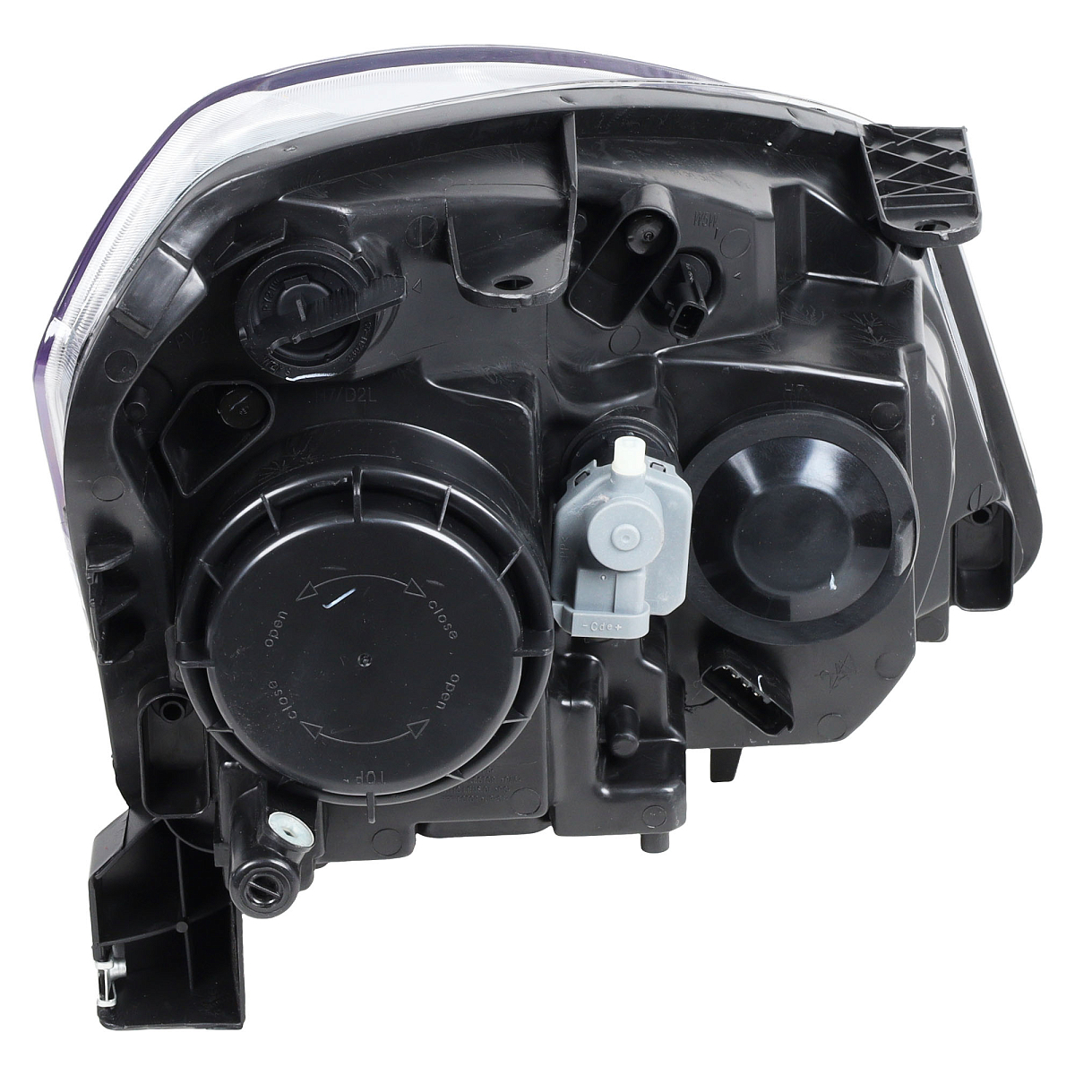 Фара для автомобилей Nissan Qashqai J10 (06-) (головного света) дорестайлинг, галоген, электрический корректор, левая