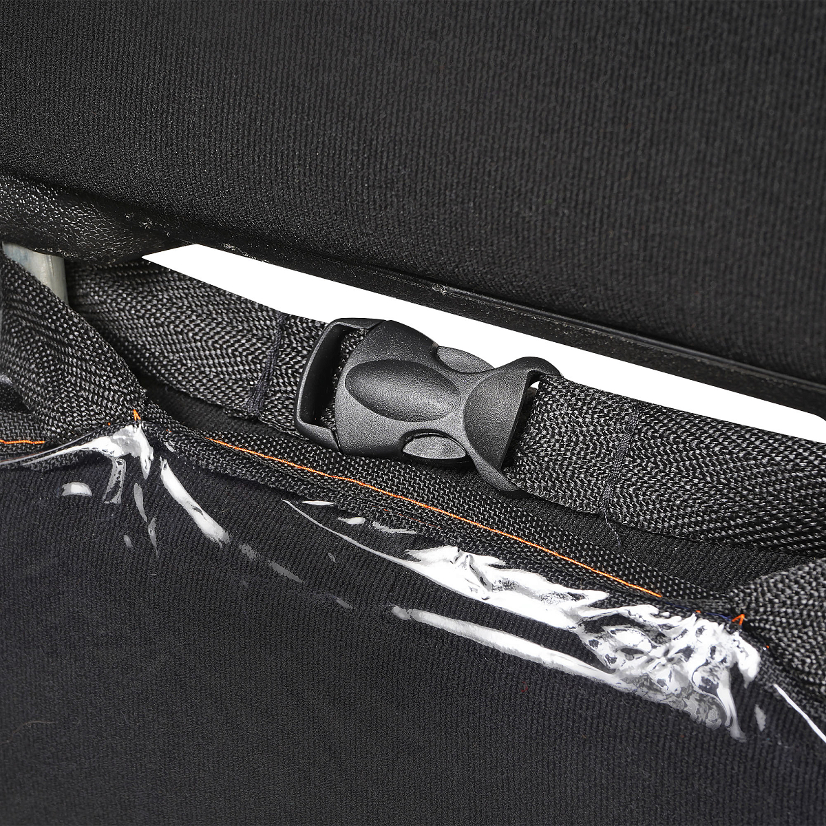 Накидка защитная на спинку переднего сиденья (65*50 см), ПВХ, прозрачная, с карманами