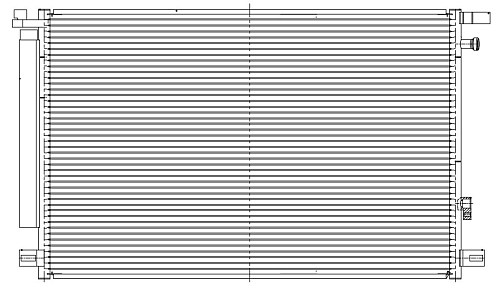 Радиатор кондиционера для автомобилей Camry (18-)/RAV4 (18-)