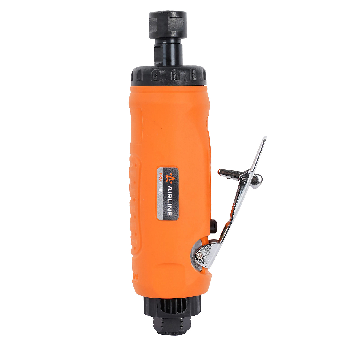 Машинка шлифовальная пневматическая 180мм, 22000об/мин PRO прямая с оснасткой 17пр. кейс