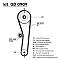Ремкомплект ГРМ для автомобилей Toyota Carina (87-) 1.6i (ремень HNBR/1 ролик)