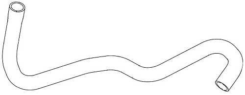 Патрубок охл. для а/м Лада Largus (12-)/Renault Logan (04-) 8V A/С+ верх. (EPDM, 1 шт.)