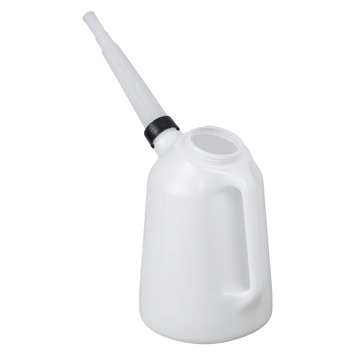 Емкость (лейка) мерная 6л пластиковая для масла и технических жидкостей