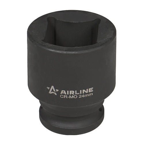 Головка ударная торцевая 1/2"DR четырехгранная 24мм, L=50мм