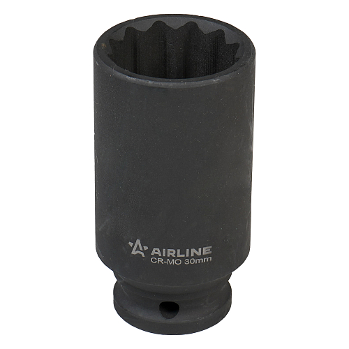 Головка ударная торцевая 1/2"DR двенадцатигранная 30мм, L=78мм