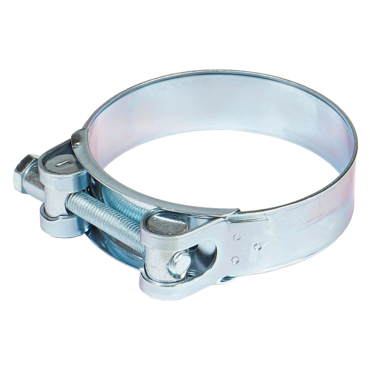 Хомут силовой 86-91/24мм, шарнирный, W1(оцинк.)