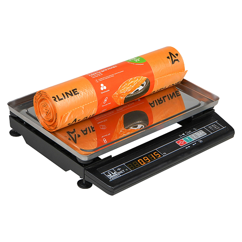 Пакеты для колес R12-22, 20 шт в рулоне, 115х115 см, 18 мкм, оранж.