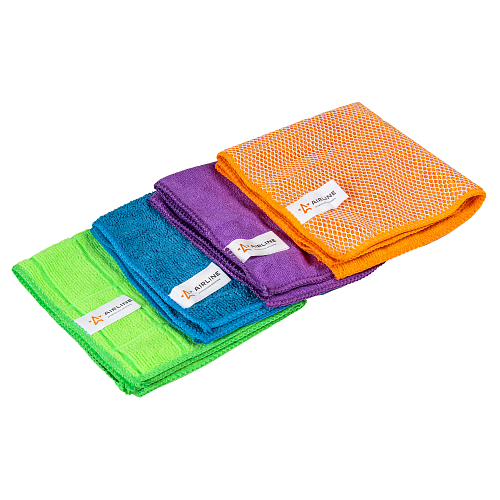 Набор салфеток из микрофибры в коробке (4 шт., 30*30см)