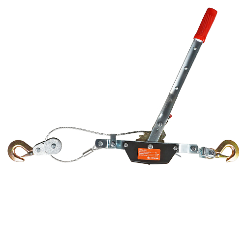 Лебедка ручная рычажная с двойным храповым механизмом 2 т, 2,2 м