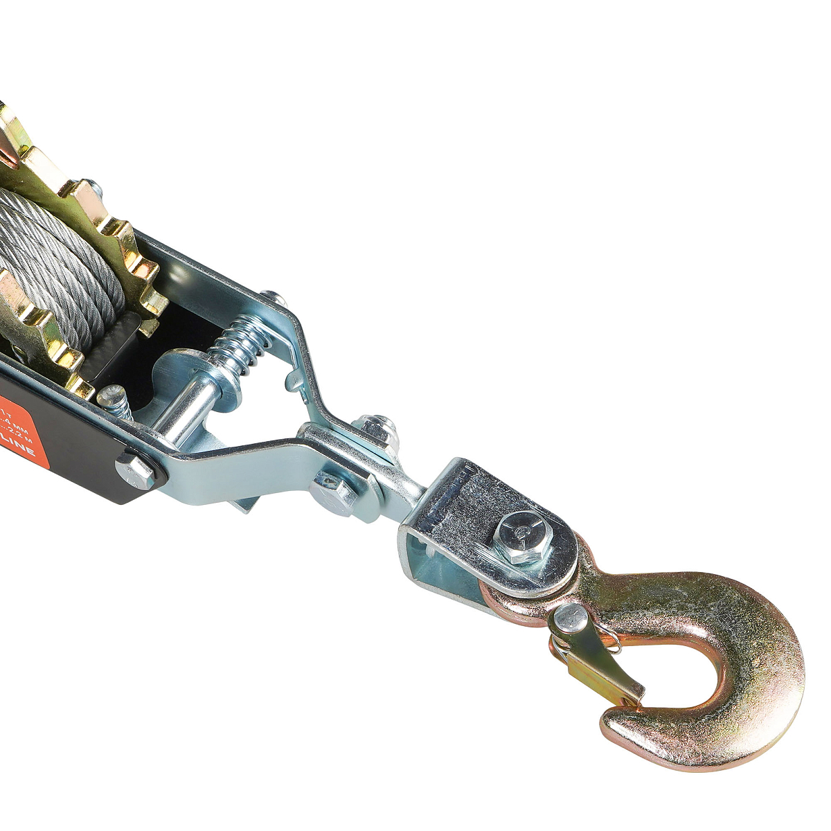 Лебедка ручная рычажная с двойным храповым механизмом 1 т, 2,2 м