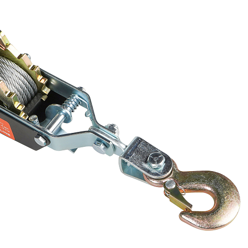 Лебедка ручная рычажная с двойным храповым механизмом 1 т, 2,2 м