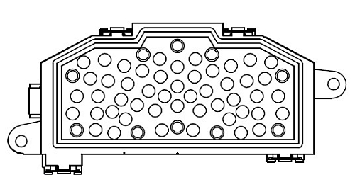 Резистор электровентилятора отопителя для автомобилей Skoda Octavia A5 (04-)/VW Golf VII (08-) (auto A/C)