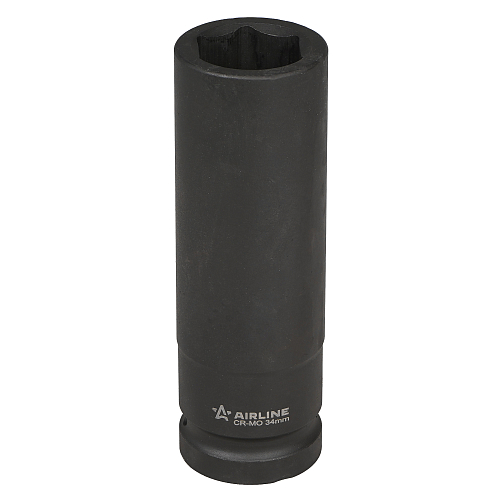 Головка ударная торцевая 1"DR шестигранная 34мм, L=160мм