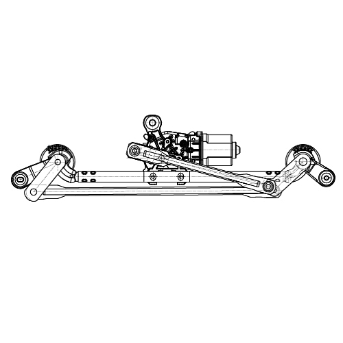 Стеклоочиститель в сборе для автомобилей Nissan Qashqai J11 (13-) (UK)