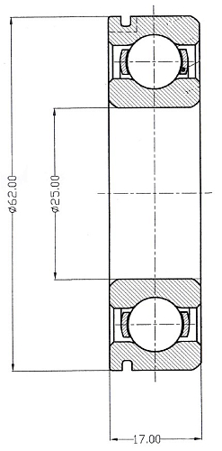 Подшипник первичного и вторичного вала КПП для автомобиля Лада 2108