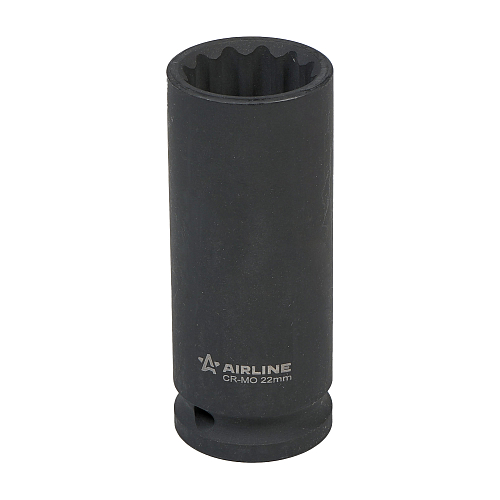 Головка ударная торцевая 1/2"DR двенадцатигранная 22мм, L=78мм