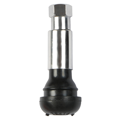 Вентиль для б/к шин TR414C, c декор. колпачком, хром