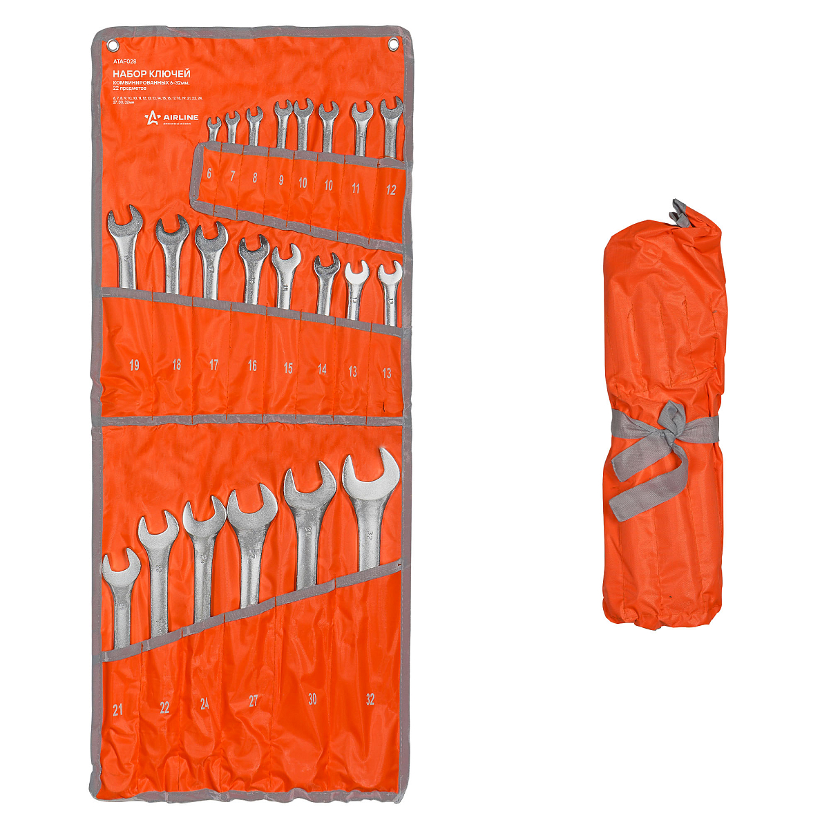 Набор ключей комбинированных 22пр. (6-32мм) сумка