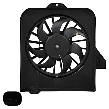 Электровентилятор кондиционера для автомобилей Dodge Caravan (01-)/Chrysler Voyager (01-) (с кожухом)