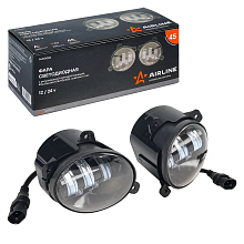 Фары противотуманные светодиодные PRO для Лада Granta, Kalina, Largus, 44Вт, H11, Белый, комплект 2 шт.