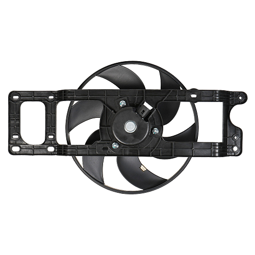 Электровентилятор охлаждения для автомобилей Logan (04-) (с кожухом)