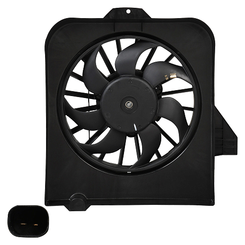 Электровентилятор кондиционера для автомобилей Dodge Caravan (01-)/Chrysler Voyager (01-) (с кожухом)