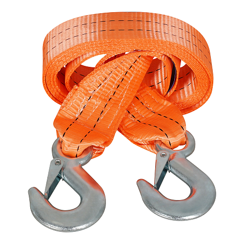 Трос буксировочный (лента) 2,5 т, 4 м, 2 крюка