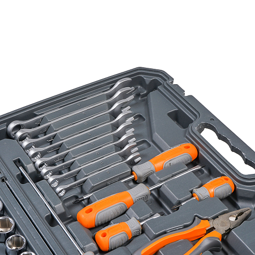 Набор инструментов универсальный 72пр. (головки 1/2", 1/4") кейс