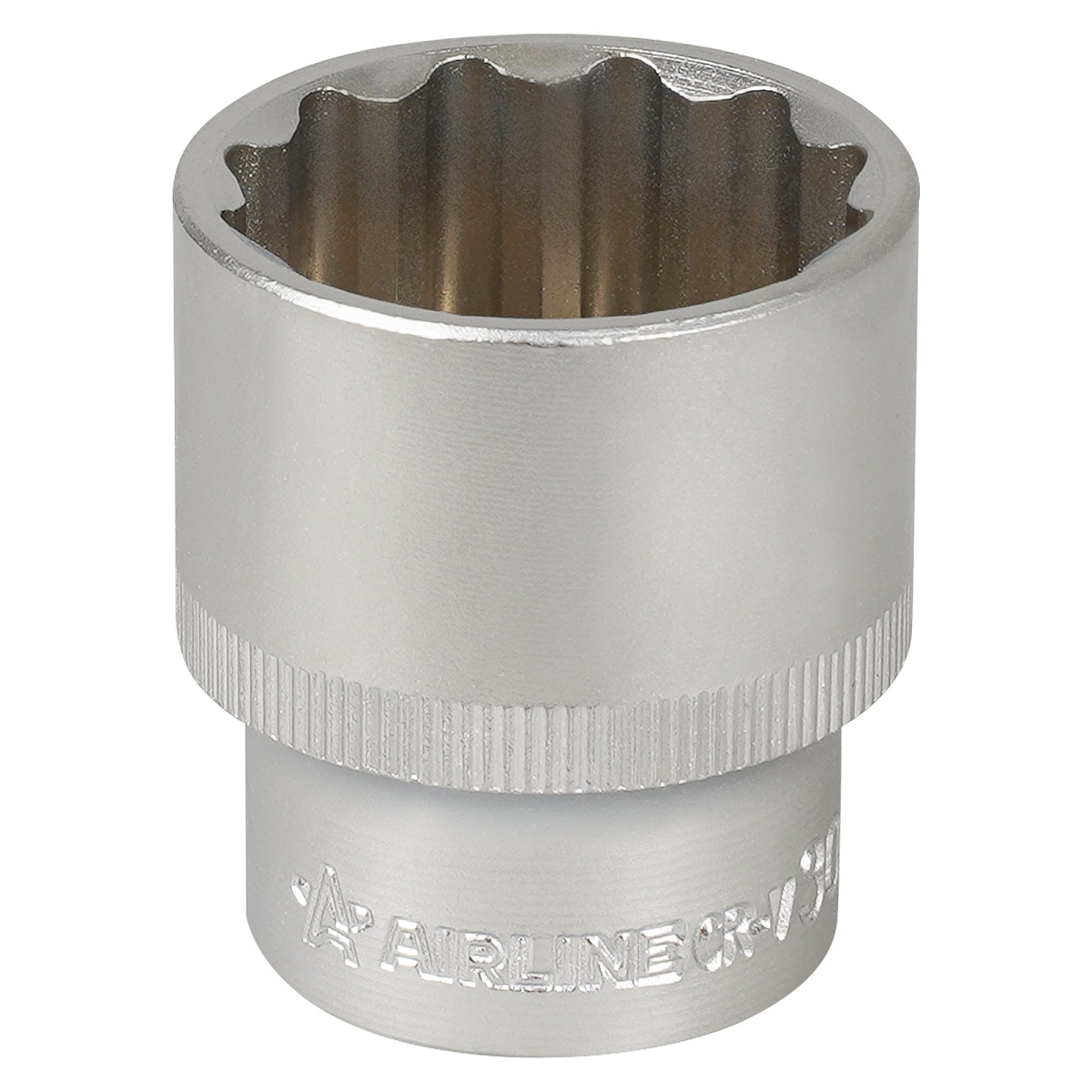 Головка торцевая 1/2"DR двенадцатигранная 30мм, L=38мм пласт.подвес