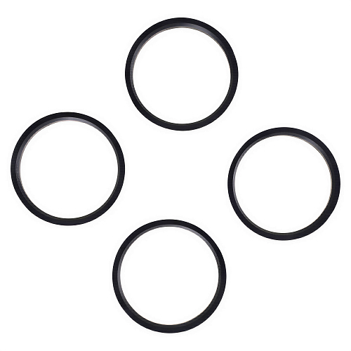 Кольцо центровочное для литого диска 73.1-66.1мм, комплект 4 шт., пластик