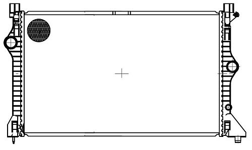 Радиатор охлаждения для автомобилей Mercedes-Benz Sprinter Classic (909) (13-)