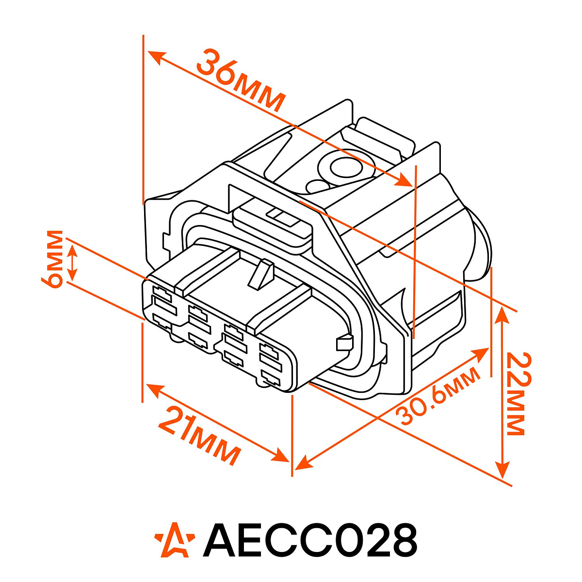 Разъём 4 pin с проводами для датчика абсолют. давления Лада, Chery, Hyundai; для ДМРВ Opel