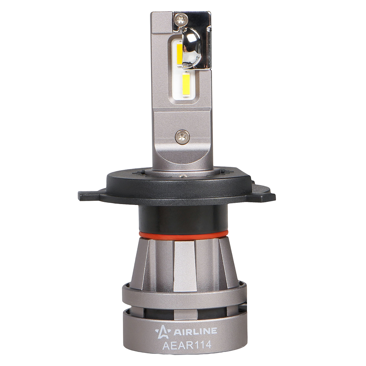 Лампa светодиодная H4 PLUS, 28Вт, 12/24В, 5000Лм (2500Лм x 2), 3000К (Желтый), комплект 2 шт.