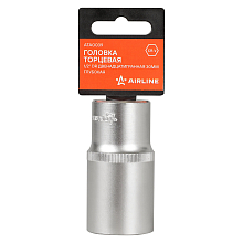 Головка торцевая 1/2"DR двенадцатигранная 30мм, L=78мм пласт.подвес